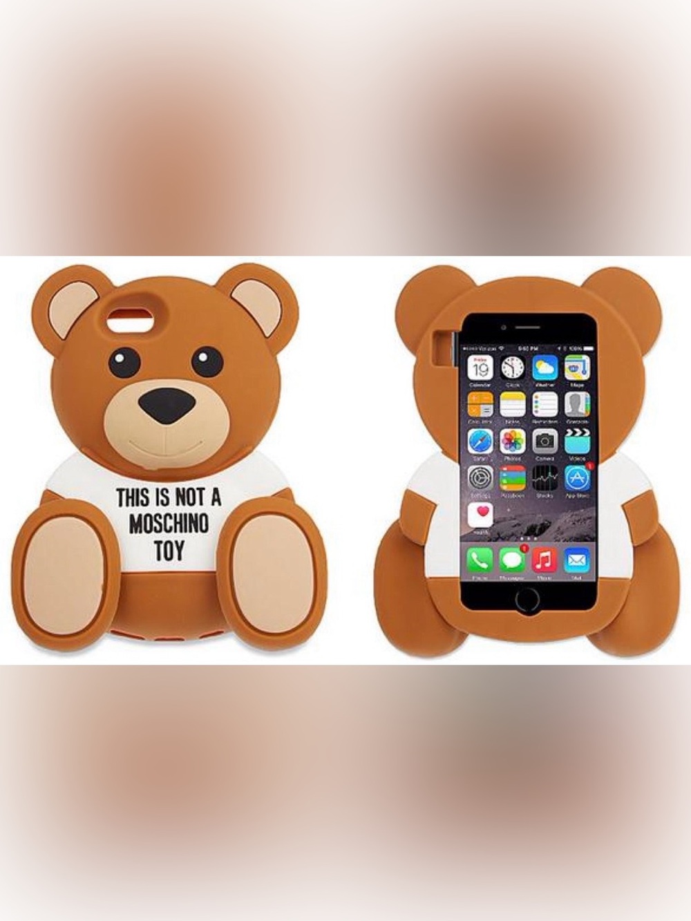 NIB Authentic MOSHCHINO iPhone 6 3D Bear Case Collector’s Item Jeremy Scott
